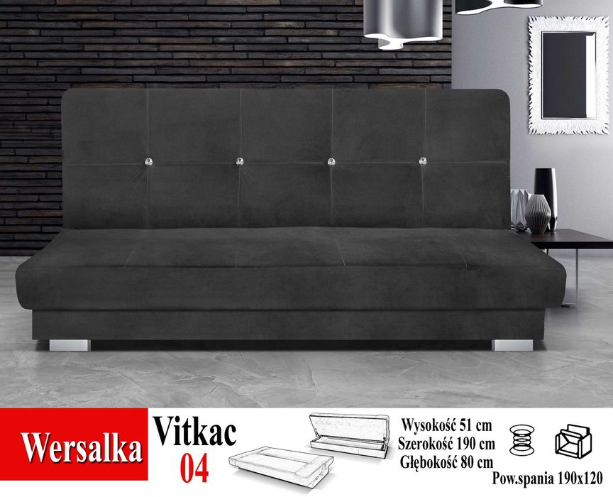 Kanapa Wersalka Sofa , Bonel funkcja spania NOWOŚĆ