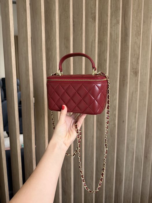 Сумка шкіряна червона