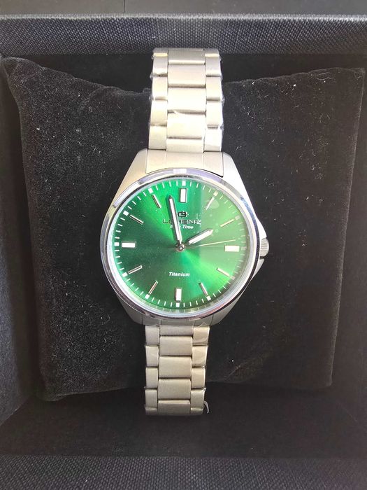 Relógio Lorenz Titanium Homem -100% NOVO, Nunca Usado - Ref. 30236CC - Super Leve