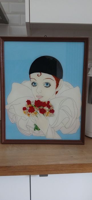 Tela de pintura antiga