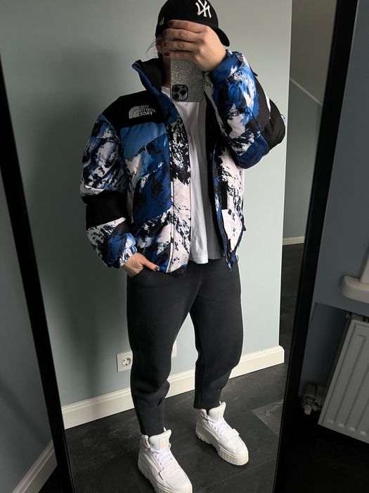 стильний зимовий пуховик TNF The North Face TNF Snow Mountain Jack TNF