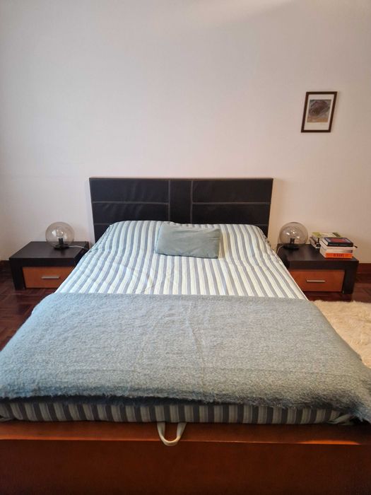 Mobília de quarto Antarte em Cerejeira e wengué