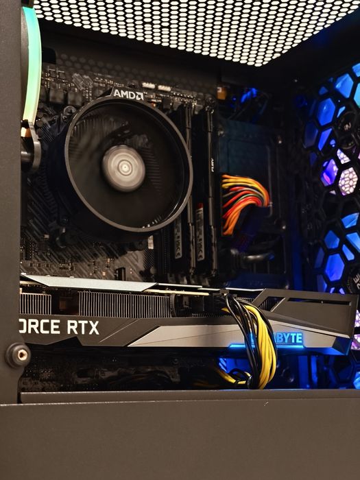 Игровой пк GIGABYTE RTX 3060 (3 куллера), Ryzen 5 5600, 16GB, 500GB