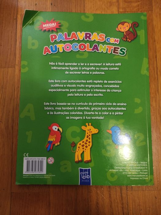 Palavras com Autocolantes
