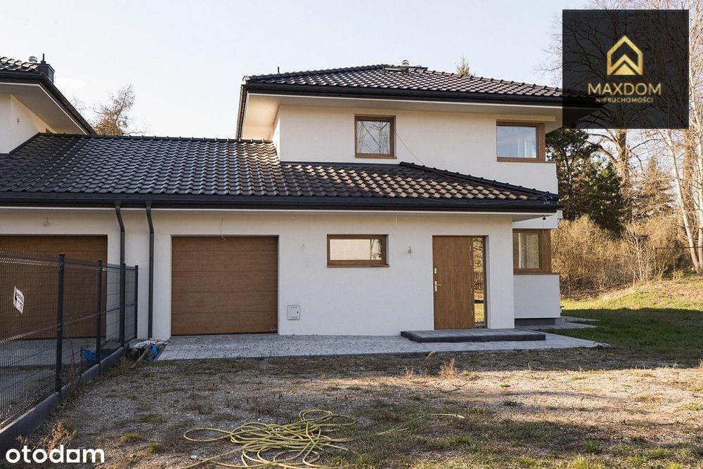 Bliźniak 5 pokoi stan deweloperski gładzie garaż