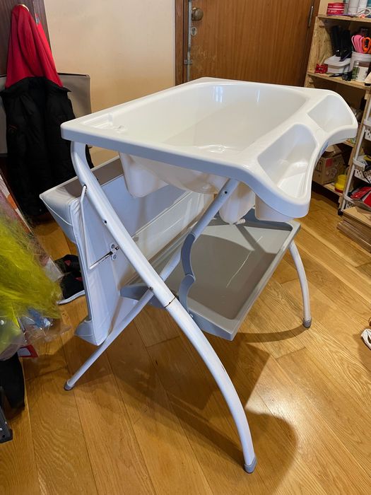 Banheira para bebe com trocador