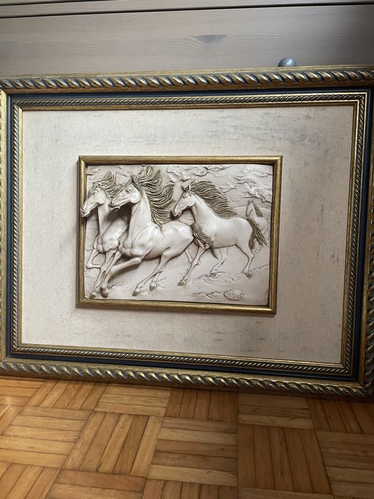 Quadro antigo de marfim