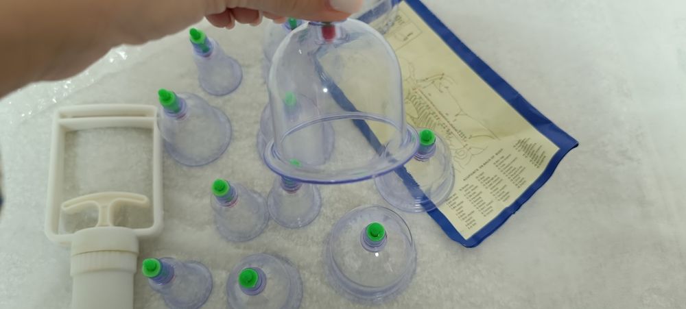 Kit de ventosas. Tem 2 unidades de cada tamanho. São 6 tamanhos. Nova.