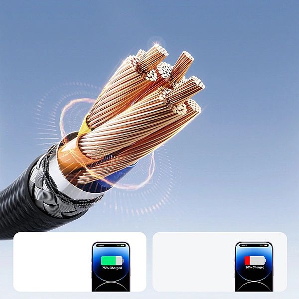 Kabel Joyroom S-A28 Flash Series 3A USB-A - Lightning 1m - czarny