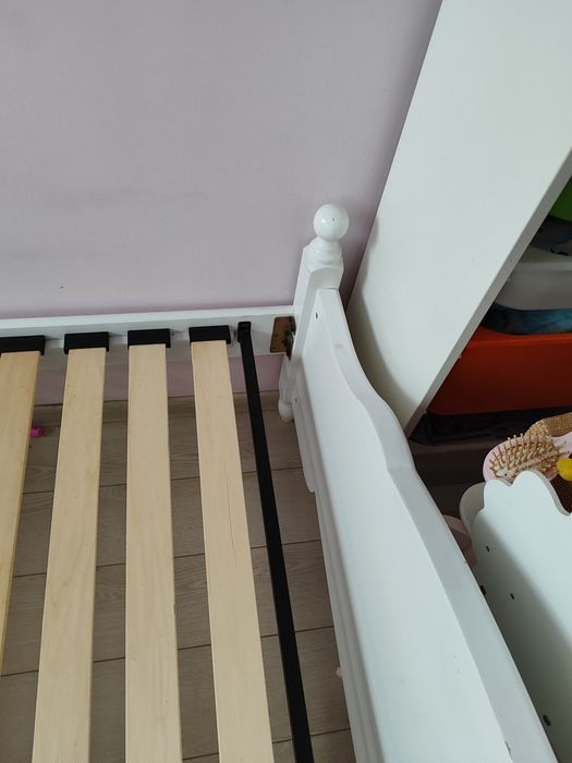 Łóżko Małżeńskie białe