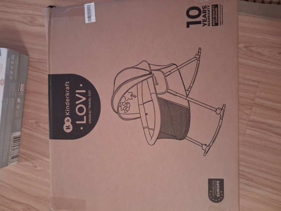 Berço KINDERKRAFT 3-em-1 Lovi Grey