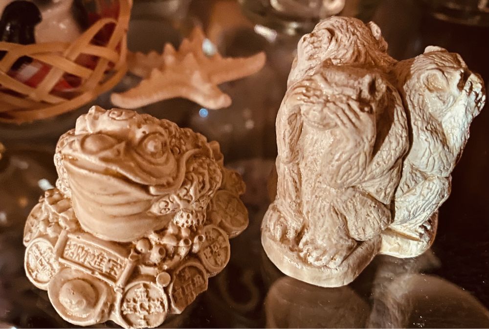 Статуэтки сувениры фигурки керамика бисер