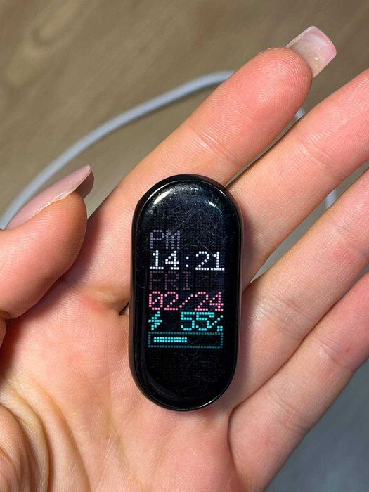 Xiaomi Smart Band 8 / Mi Band 8 чорний, комплект, тримає 14 днів