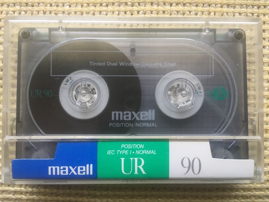 Аудіокасета maxell UR90 - 1988рік нова касета