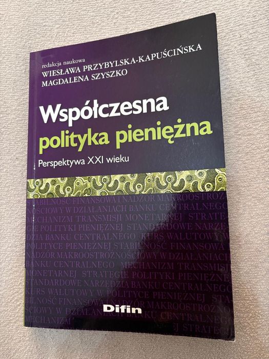 Podręcznik Współczesna polityka pieniężna