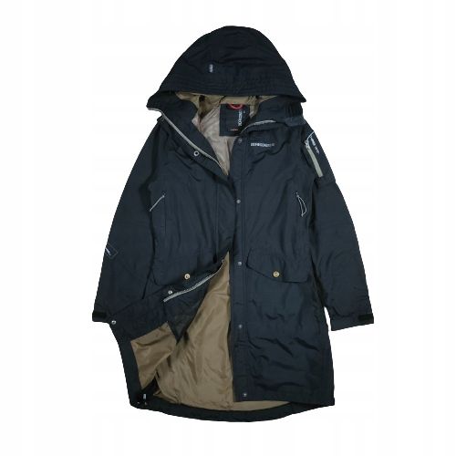 DIDRIKSONS Kurtka Parka Płaszcz Czarna Damska r.34