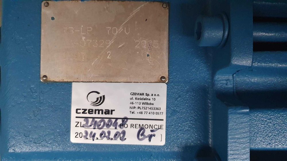 SPRAWNY!!! Stopień Dmuchawy Robuschi RB-LP 70/V S014449