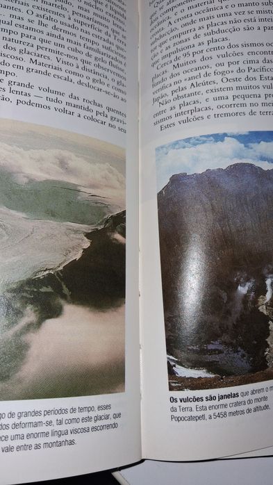 Livro sismos e vulcões  de Robert Muir Wood