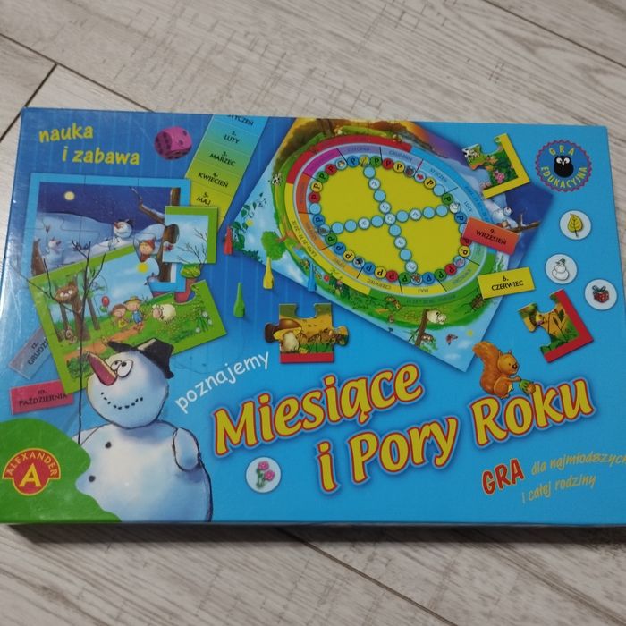 Gra planszowa, miesiące i pory roku