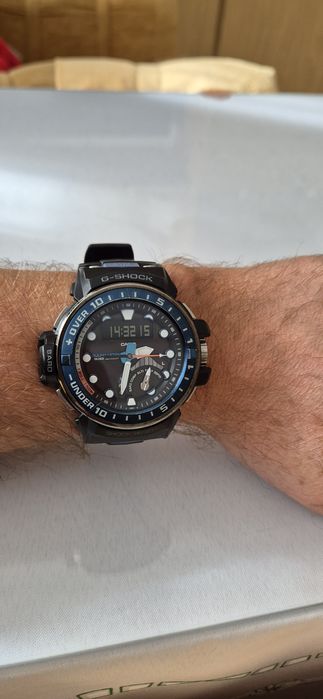 Zegarek Casio g shock Gulfmaster GWN-Q1000 +nowy Bezel