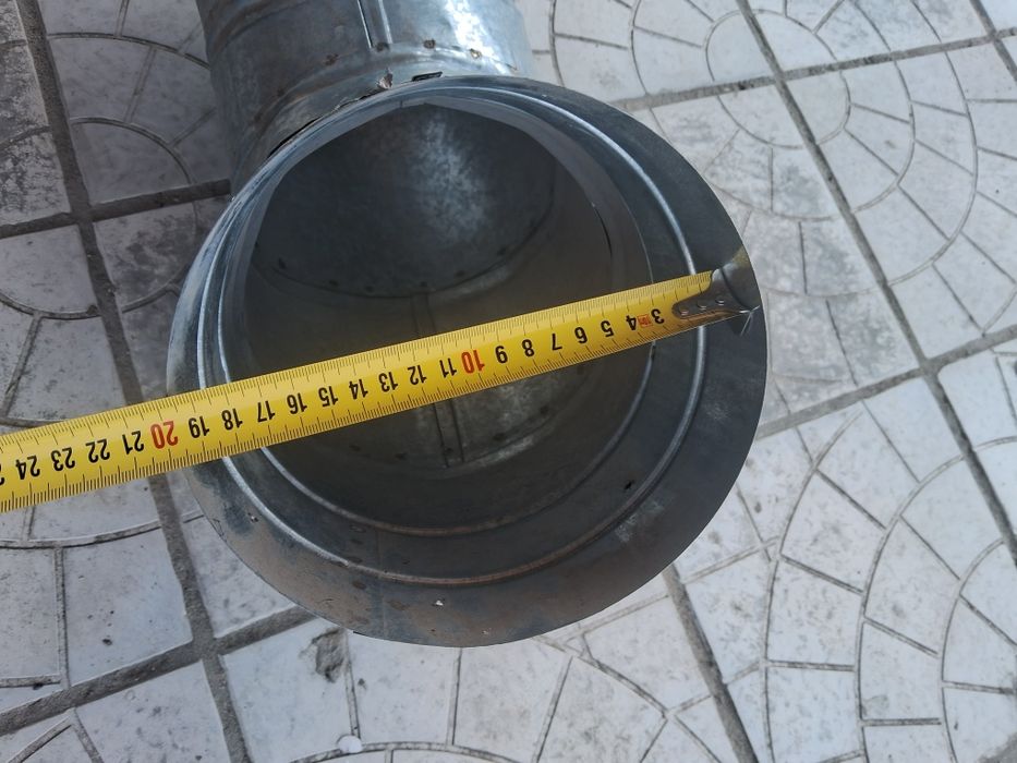 Угол 90° на 200 міліметрів труба