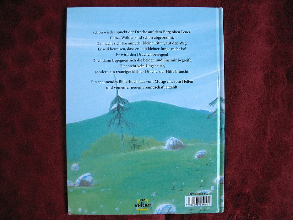Der kleine Ritter und der Feuerdrache - książka niemiecka dla dzieci