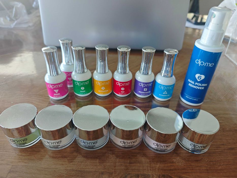 Vernizes Dipme kit completo com 6 cores