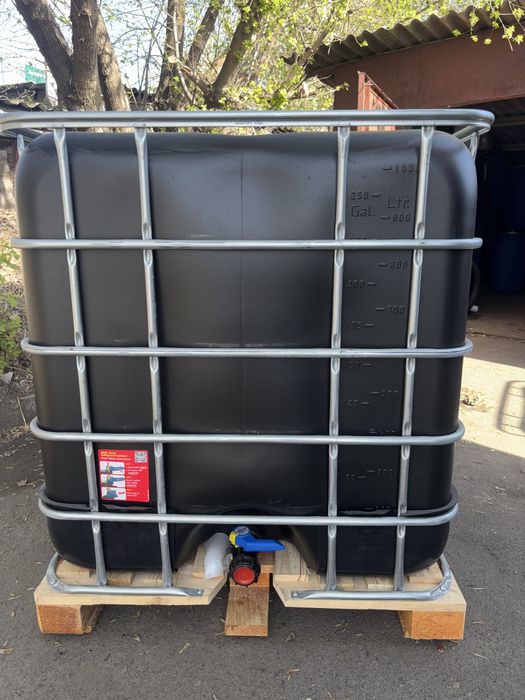 Єврокуб чорний на 1000л