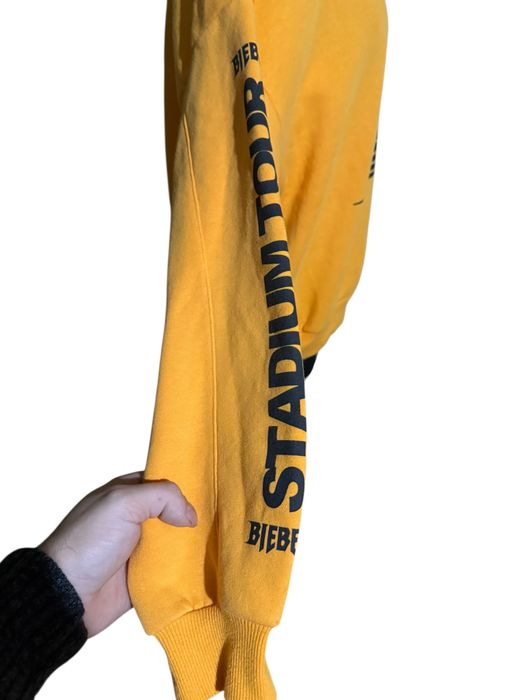 Damska bluza żółta justin Bieber tour 2017 dla fanów M