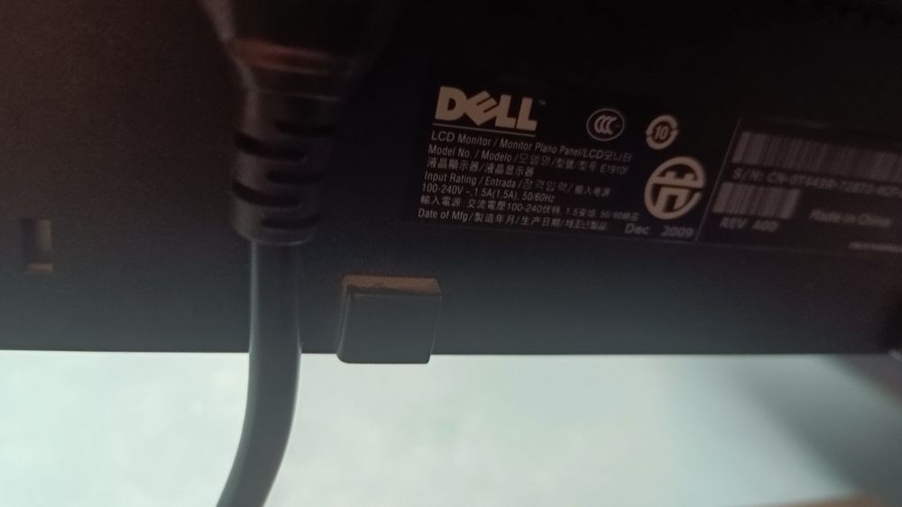 Monitor LCD 19" Dell E1910f