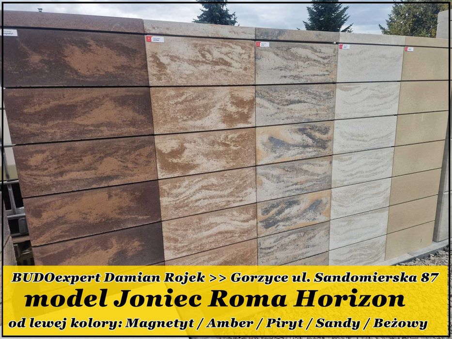 Pustak bloczek Joniec Roma Horizon AMBER gładki nowoczesny modułowy