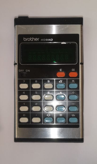 Винтажный калькулятор brother 40bad