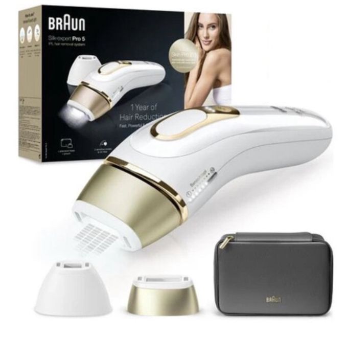 Depiladora a laser Braun Silk-expert Pro 5 nova (400.000 flashes)