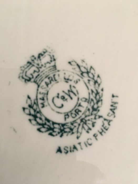 Travessa antiga ASIATIC PHEASANT