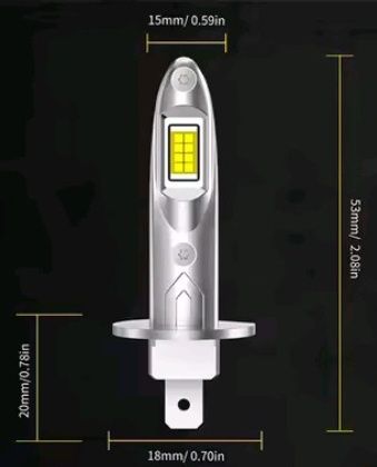 Автолампи H1 AILEO LED CSP 7035 6500K, комплект 2 шт.