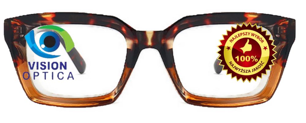 Nowe okulary do czytania, korekcyjne + plusy. Markowe elegancja