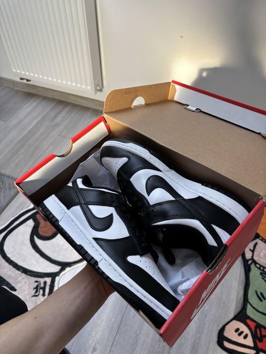Buty Nike Dunk Panda bialo czarne 46