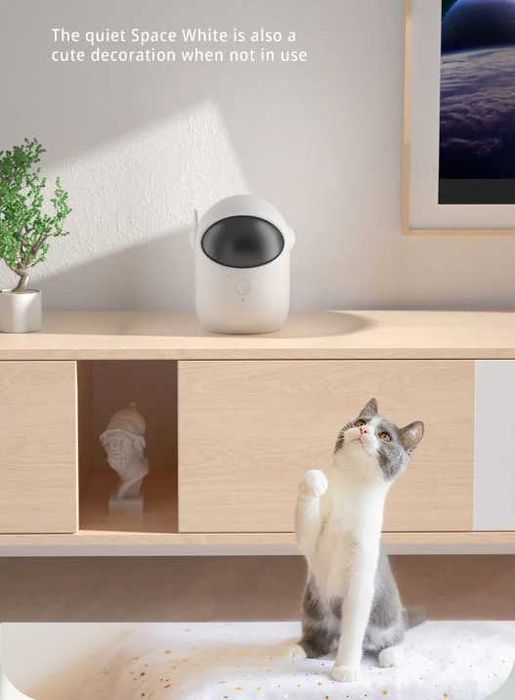 Електрична лазерна іграшка для котів  (USB, 3 режими, автообертання)