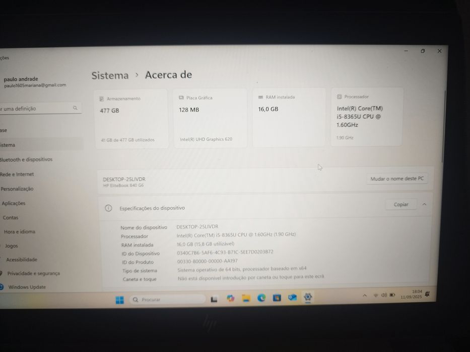 Vendo PC hp 16 gb ram