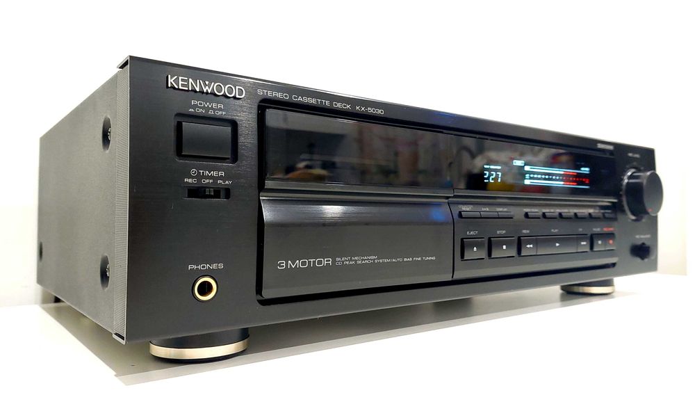 Leitor Ca7 KENWOOD c/3 motores e calibração "Auto-Bias" (Imaculado)64354150167555121