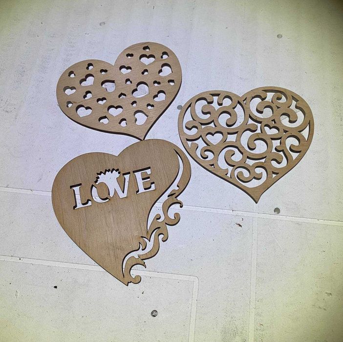 Валентинка, заготовка для декупажа