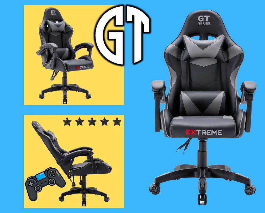 Fotel Gamingowy Gracza Extreme GT Gray