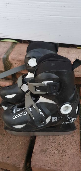 Łyżwy dziecięce regulowane rozm. 28-30 Oxelo Decathlon