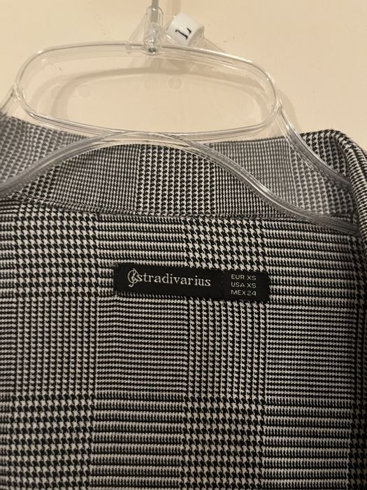 Stradivarius Marynarka w kratę XS
