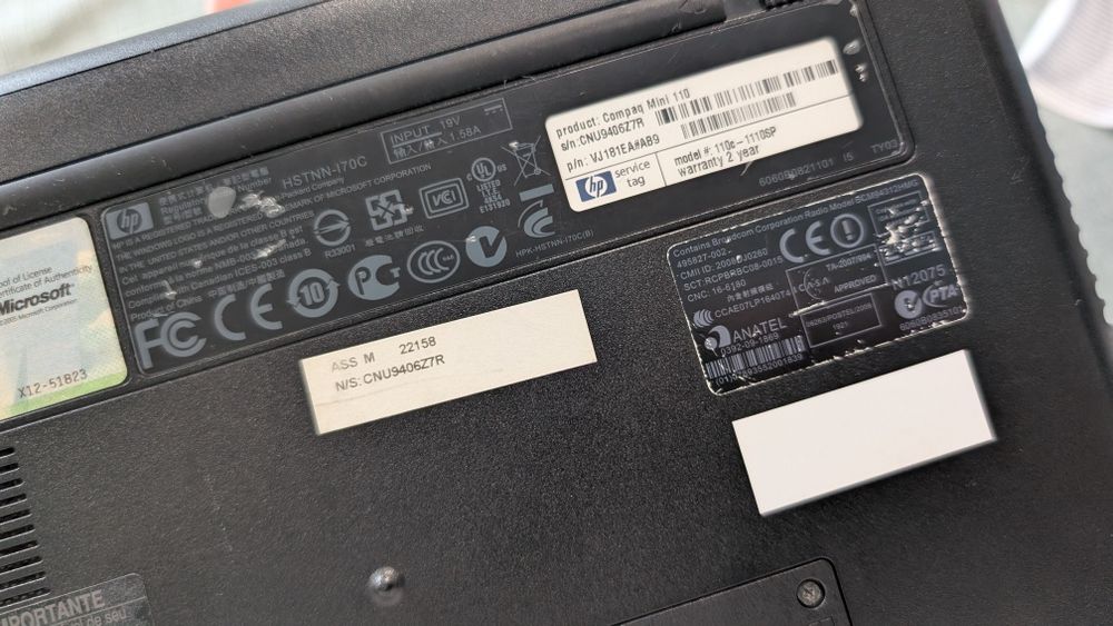 Computador HP Compaq mini 110 impecável