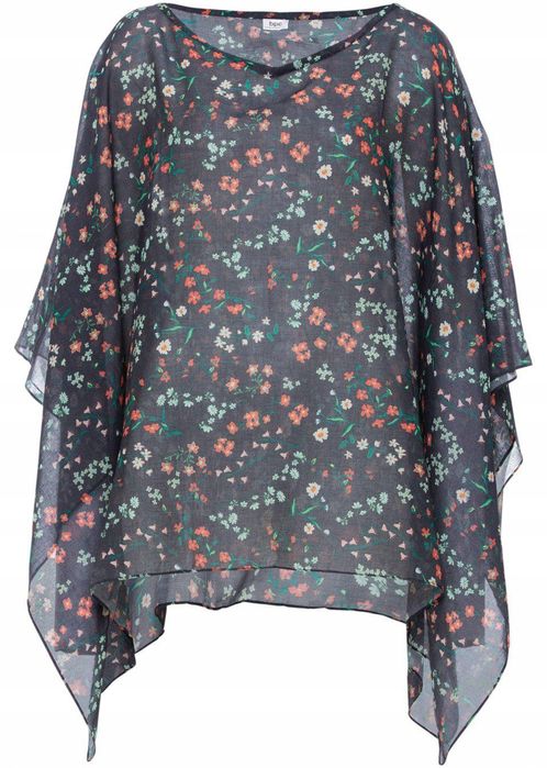 B.P.C poncho letnie z nadrukiem r.UNI