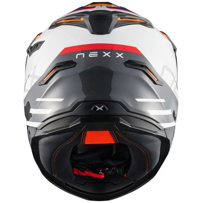 Capacete NEXX Y. Travl Quest White / Blue / Bright Red | Tamanho L