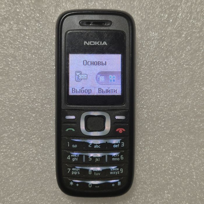 Телефон Nokia 1208/ мобильный телефон/ Nokia 1208/ кнопочный телефон