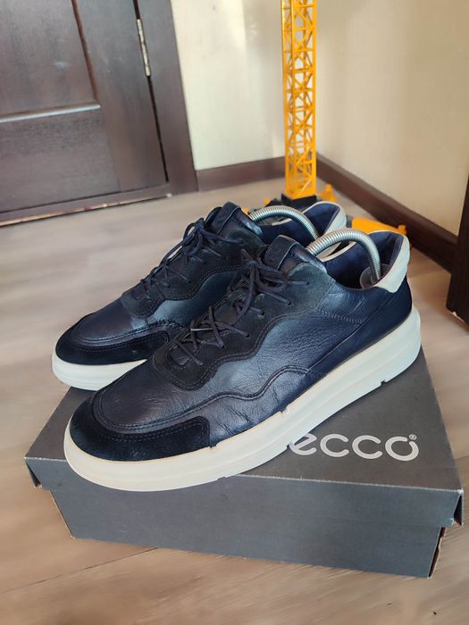 Ecco 45 кеди шкіряні напівчеревики туфлі взуття ессо кросівки