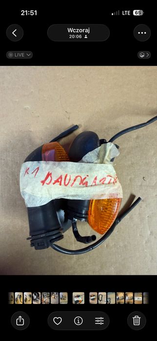 Kierunkowskazy pasujace do yamaha , komplet